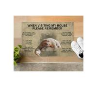 paillasson Exterieur Entree Lors de Votre Visite, n'oubliez Pas : paillasson Paresseux !