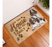 paillasson Exterieur Entree Magnifique paillasson Springer Anglais « Ici, Nous Sommes Une Famille »