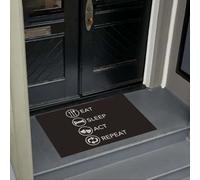 paillasson Exterieur Entree Manger, Dormir, agir, répéter. Paillasson Cadeau pour acteurs.