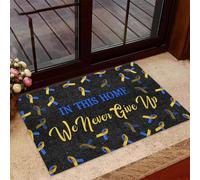 paillasson Exterieur Entree N'abandonnez jamais - Paillasson de Sensibilisation au Syndrome de Down