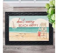 paillasson Exterieur Entree Ne Vous inquiétez Pas, paillasson Beach Happy