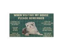 paillasson Exterieur Entree N'oubliez Pas Le paillasson Amusant Furets pour l'intérieur et l'extérieur