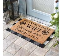 paillasson Exterieur Entree Nous n'avons Pas de Wi-FI. Parlez-Vous, Faites comme si c'était Le Cas.