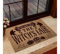 paillasson Exterieur Entree Oserez-Vous Entrer dans l'antre de la sorcière ? Paillasson de Bienvenue Facile à Nettoyer