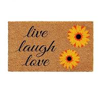 paillasson Exterieur Entree Paillasson Accueil Plus Tournesol Vivre Rire Aimer