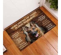 paillasson Exterieur Entree Paillasson Berger Allemand - Lors de Votre Visite chez Moi