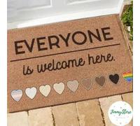 paillasson Exterieur Entree Paillasson « Bienvenue à Tous », Paillasson « Égalité des Droits Humains »