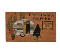 paillasson Exterieur Entree Paillasson Bienvenue au Camp BearFoot - La Maison, C'est là où Vous Vous garez
