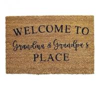 paillasson Exterieur Entree Paillasson « Bienvenue chez Grand-mère et Grand-père »