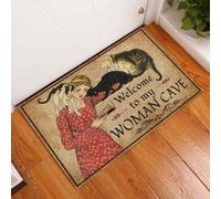 paillasson Exterieur Entree Paillasson « Bienvenue dans Mon Antre de Lecture avec Mes Chats »