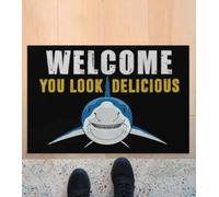 paillasson Exterieur Entree Paillasson « Bienvenue Requin » Tu as l'air délicieux