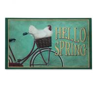 paillasson Exterieur Entree Paillasson « Bonjour Printemps »