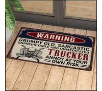 paillasson Exterieur Entree Paillasson Camionneur agaçant à Vos Risques et périls