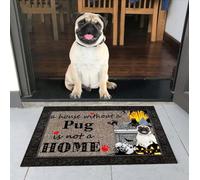 paillasson Exterieur Entree Paillasson Carlin 1 avec Motif Halloween imprimé sur Toute la Surface