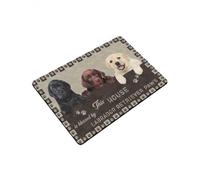 paillasson Exterieur Entree Paillasson « Cette Maison est bénie par Les Pattes d'un Labrador »