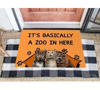 paillasson Exterieur Entree Paillasson « Chats » : C'est Un Vrai Zoo Ici