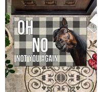 paillasson Exterieur Entree Paillasson Cheval Oh Non, Pas toi Encore !