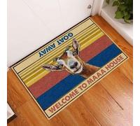 paillasson Exterieur Entree Paillasson « Chèvre Bienvenue chez Maman »