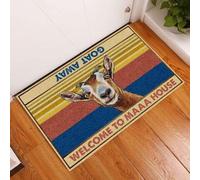 paillasson Exterieur Entree Paillasson « Chèvre Bienvenue chez Maman » pour intérieur et extérieur