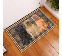 paillasson Exterieur Entree Paillasson Chien de Patte de Fleur de Griffon Bruxellois