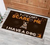 paillasson Exterieur Entree Paillasson « Chien d'halloween, tu ne Peux Pas me Faire Peur »