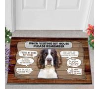 paillasson Exterieur Entree Paillasson Cocker Spaniel 3 Visitant ma Maison