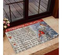 paillasson Exterieur Entree Paillasson commémoratif Cardinal - Cadeau pour Un ami ou Un Membre de la Famille - Anniversaire