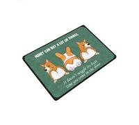 paillasson Exterieur Entree Paillasson Corgi « l'argent Peut Acheter Beaucoup de Choses »