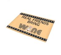 paillasson Exterieur Entree Paillasson Corgi Real Friends Bring Wine