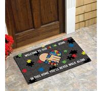paillasson Exterieur Entree Paillasson « dans Cette Maison, Vous ne marcherez jamais Seul »