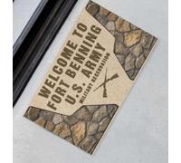 paillasson Exterieur Entree Paillasson de Bienvenue de l'armée américaine à Fort Benning