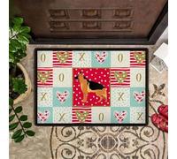 paillasson Exterieur Entree Paillasson de Bienvenue Facile à Nettoyer pour la Saint-Valentin avec Un Berger Allemand