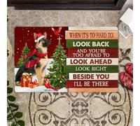 paillasson Exterieur Entree Paillasson de Noël Berger Allemand Regardez Juste à côté de Vous