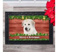 paillasson Exterieur Entree Paillasson de Noël en Bois de Grange des Pyrénées