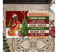 paillasson Exterieur Entree Paillasson de Noël Grand Danois Regardez Juste à côté de Vous