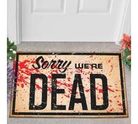 paillasson Exterieur Entree Paillasson d'halloween « Désolé, Nous Sommes Morts »