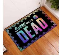 paillasson Exterieur Entree Paillasson d'halloween « Désolés, Nous Sommes Morts »