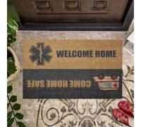 paillasson Exterieur Entree Paillasson d'intérieur et d'extérieur « Bienvenue chez Le Docteur »