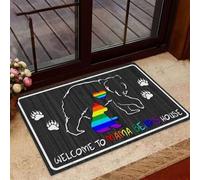 paillasson Exterieur Entree Paillasson d'intérieur et d'extérieur « Bienvenue chez Maman Ours » pour Les Personnes LGBT