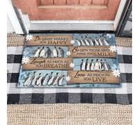 paillasson Exterieur Entree Paillasson d'intérieur et d'extérieur « Penguin Faites CE Que Vous Aimez »