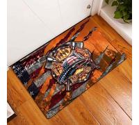 paillasson Exterieur Entree Paillasson d'intérieur et d'extérieur « Pompier, Premier entré, dernier sorti »