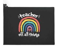 paillasson Exterieur Entree Paillasson « Enseignante » (Tout est Arc-en-Ciel)