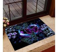 paillasson Exterieur Entree Paillasson esthétique Papillon Foi Espérance Amour