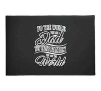 paillasson Exterieur Entree Paillasson Fête des Pères Papa, tu ES Le Monde