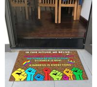 paillasson Exterieur Entree Paillasson « Fierté LGBT dans Cette Maison, Nous croyons »