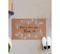 paillasson Exterieur Entree Paillasson Fleuri « La Maison, C'est là où est Maman », Cadeau pour Maman