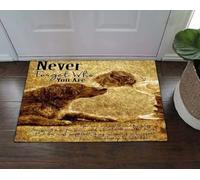 paillasson Exterieur Entree Paillasson Golden Retriever Familial adoré par Une Petite Fille