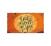 paillasson Exterieur Entree Paillasson Halloween Lune, Putain et Clôture Meilleur paillasson d'halloween