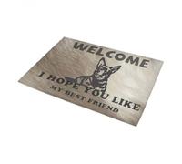 paillasson Exterieur Entree Paillasson Heeler Welcome I Hope You Like My Best Friend