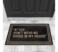 paillasson Exterieur Entree Paillasson Humoristique « SALOPE » : « Ne Portez Pas de Chaussures chez Moi ».